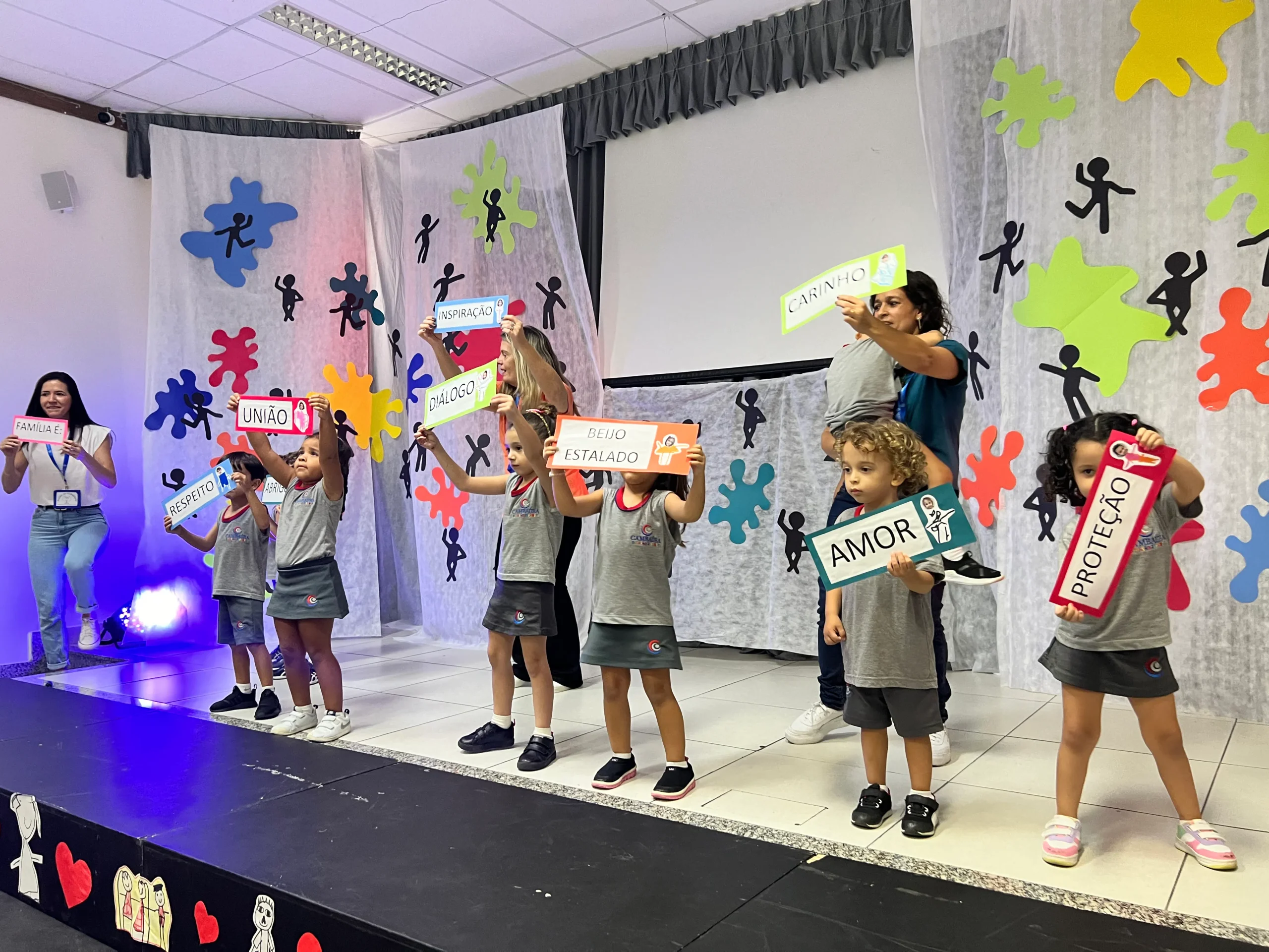 Emoção, diversão e muito movimento marcou a Festa da Família da Educação Infantil