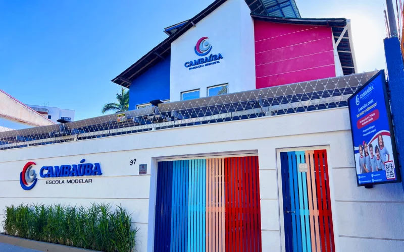 Fachada da Unidade Colina Educação Infantil Escola Modelar Cambaúba